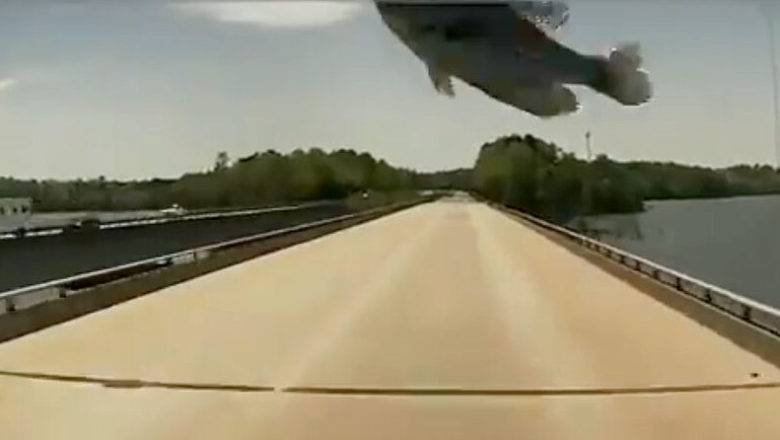 Fish Falls From Sky, Hits Truck Windshield In Randleman (Video)