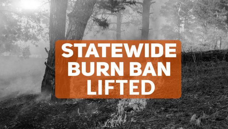 Burn Ban Lifted For 67 Counties (Including Randolph) At Noon Today