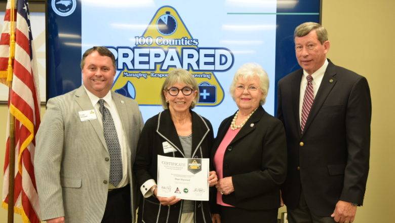 Two Randolph County Commissioners Complete Emergency Preparedness Training