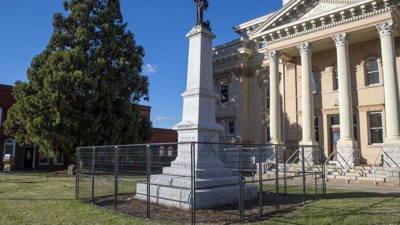 Fences Up Around Confederate Monument Following Vandalism [Updated]