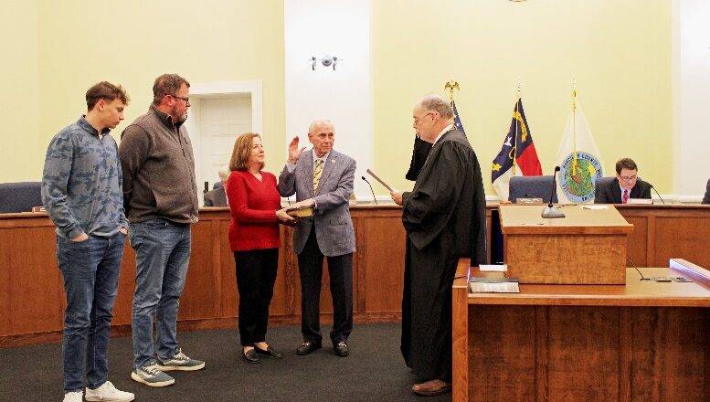 Newly Re-Elected Randolph County Commissioners Sworn In At Dec Meeting